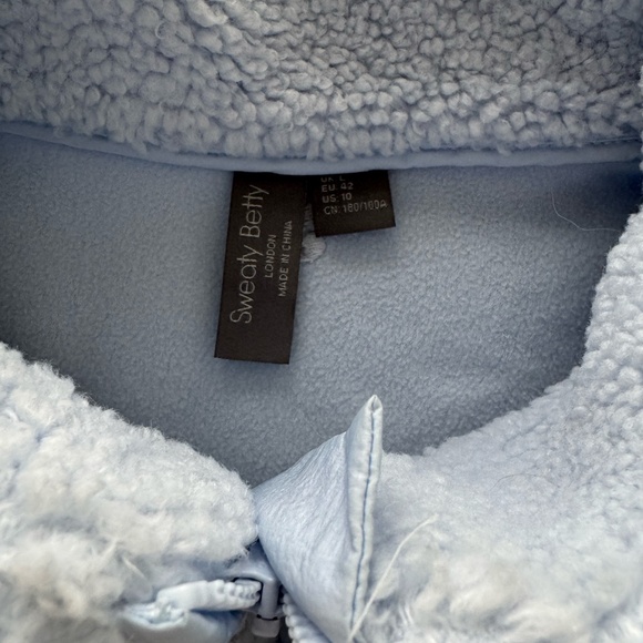 Sweaty Betty - Plush Fleece Textured Half Zip - Picture 4 of 5